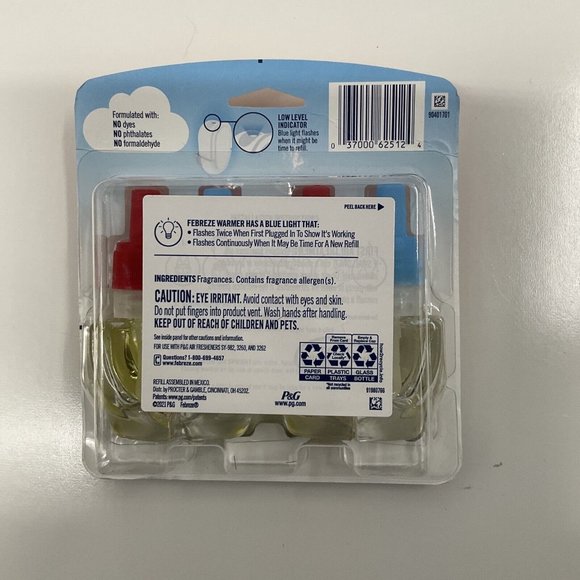 2 Febreze PLUG In Refills EMBER * NEW * Mandarin, Amber, Lava - Picture 2 of 2